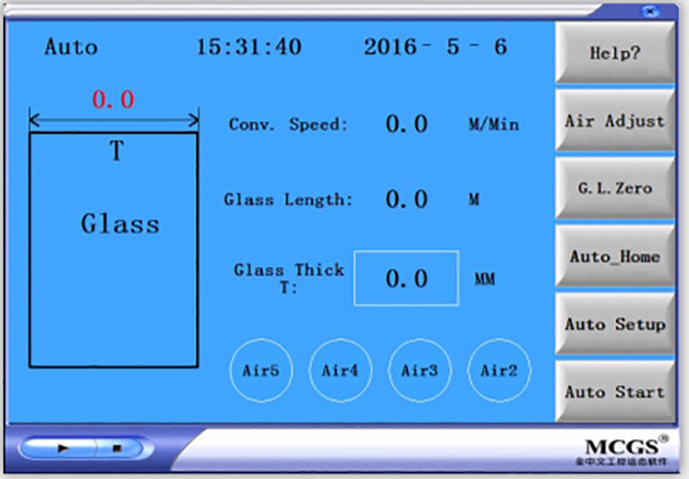 Mitsubishi PLC control and touch panel operating system2